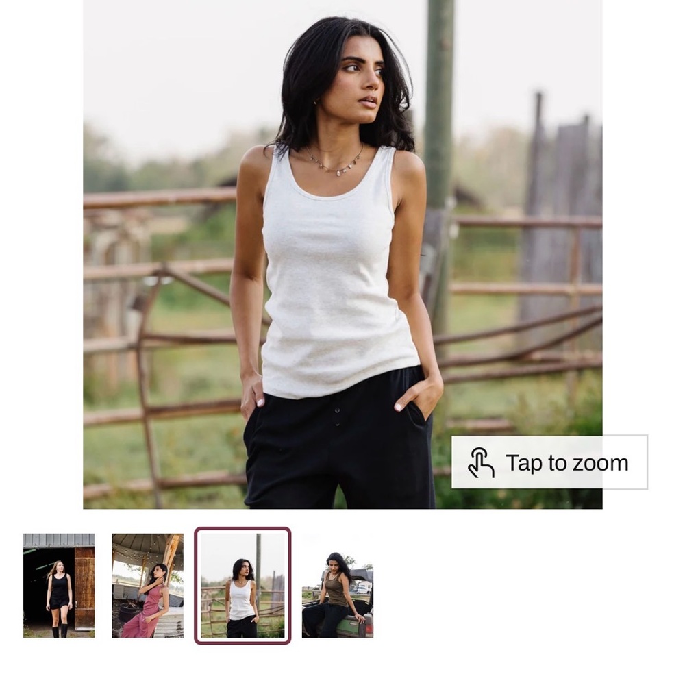 Elegant White Tank Top for Women